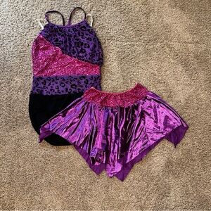 Medium adult leotard and skirt